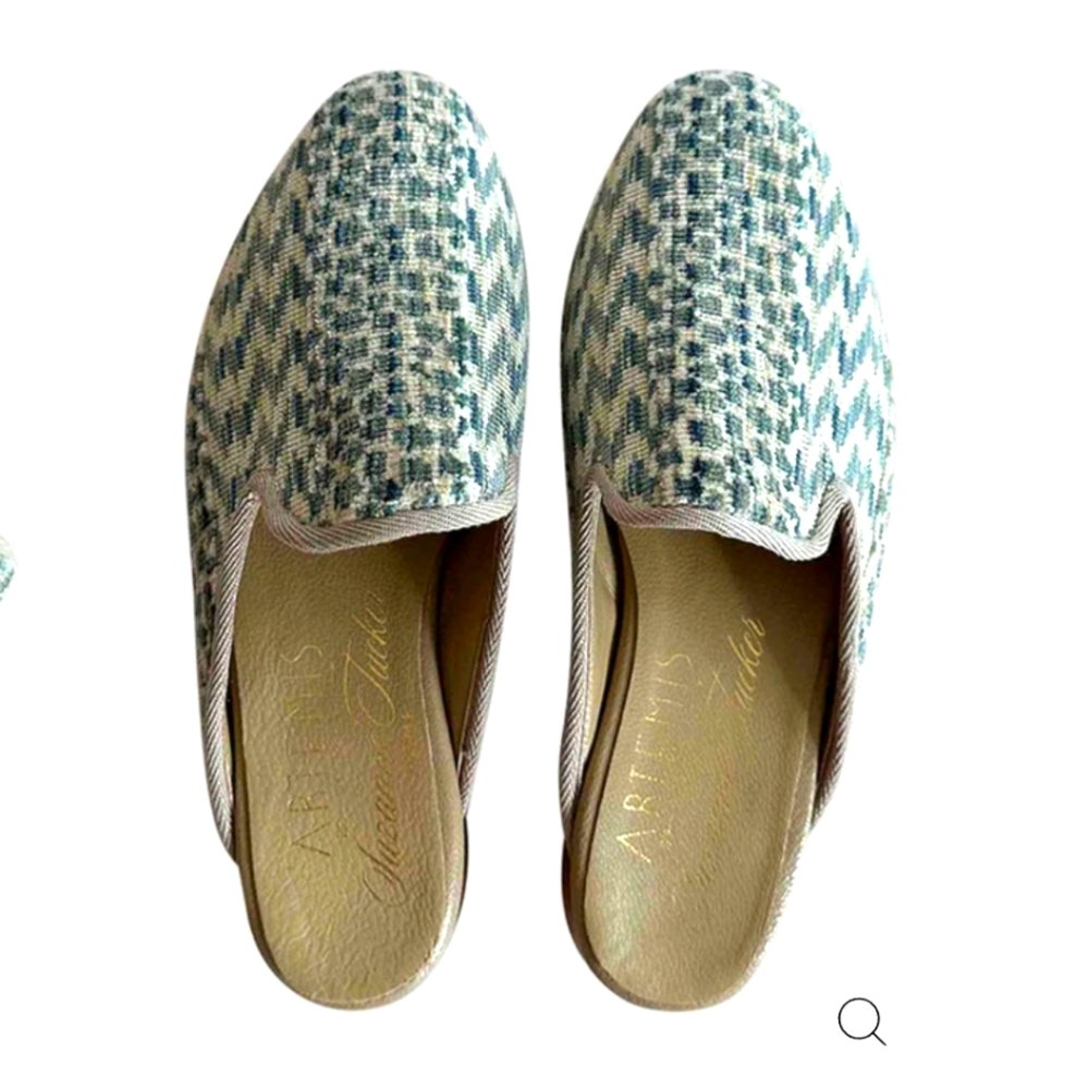 Artemis Velvet Suzanne Tucker Slippers Mules